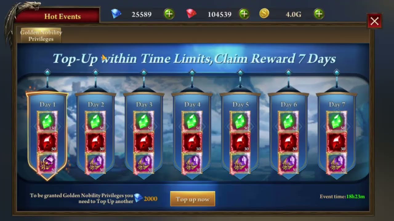 Era of Celestials 03-15-2026 Events for 03-16-2026