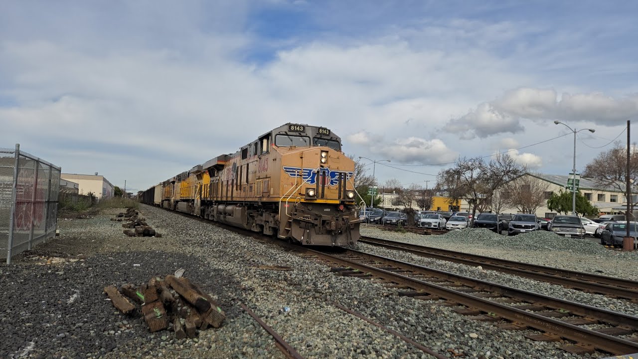Union Pacific MRVOA at Hearst Ave Berkeley, CA with UP #8143, #6026, and #5250