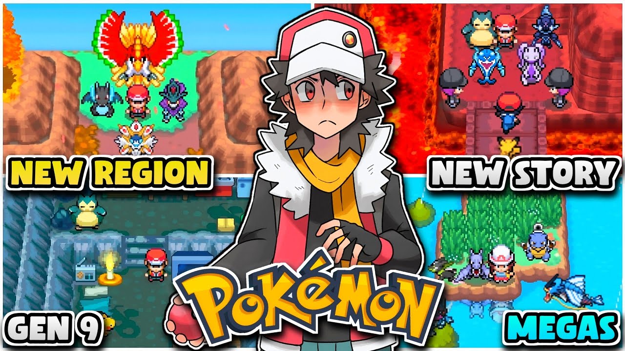 NEW Pokemon NDS Rom with Gen 1-9, Megas, New Region, New Story & More!!