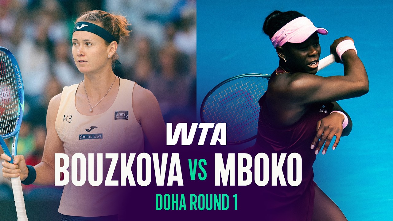 Marie Bouzkova vs. Victoria Mboko | 2026 Doha Round 1 | WTA Match Highlights