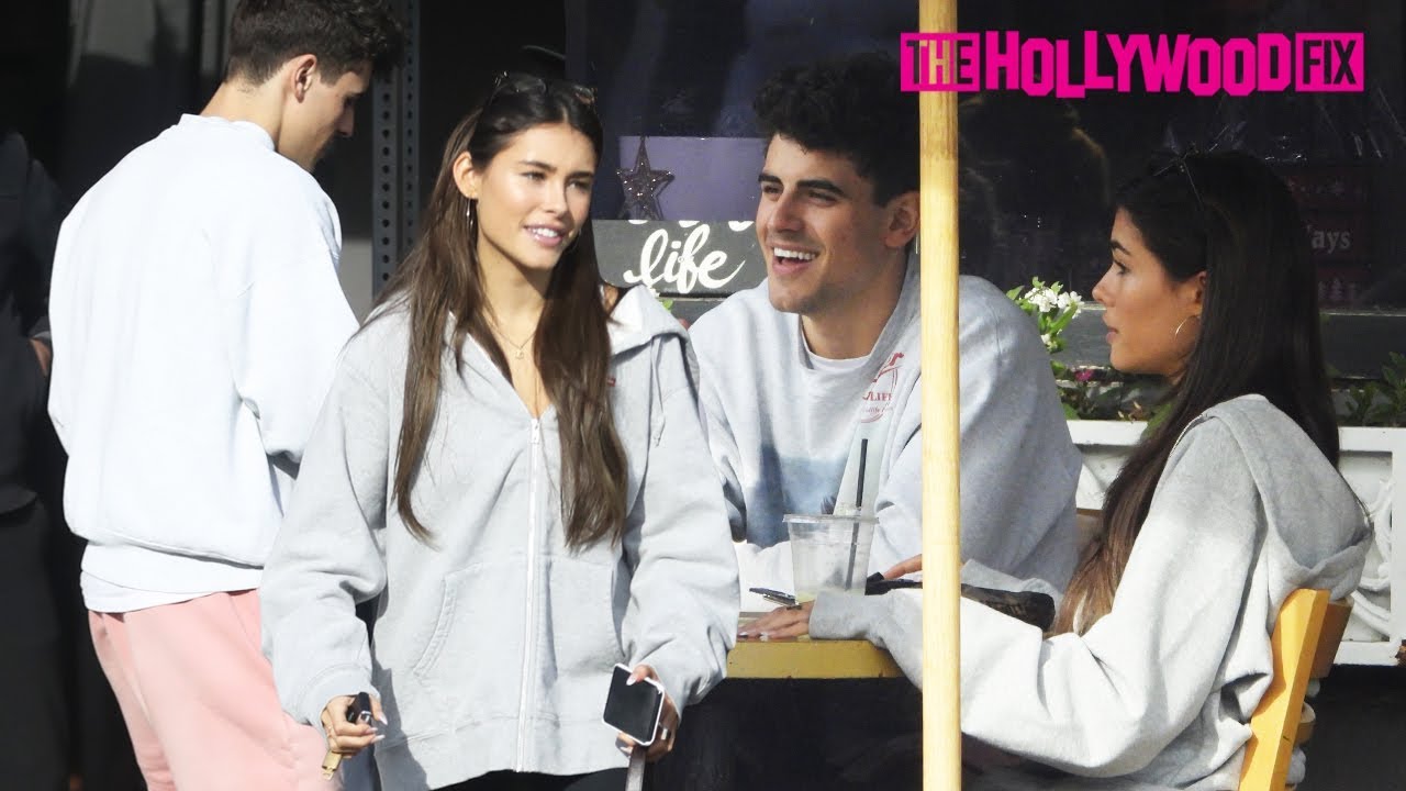 Madison Beer & Jack Gilinsky Kiss In The Car While Leaving Lunch With Jack Johnson & Friends
