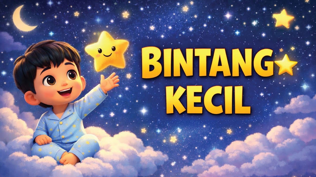 BINTANG KECIL 🌟 Lagu Anak Anak | Versi Lembut