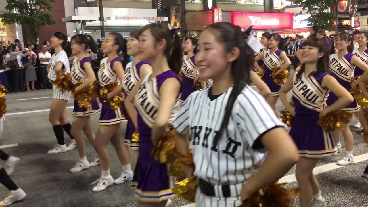 立教大学野球部 優勝パレード 20170612