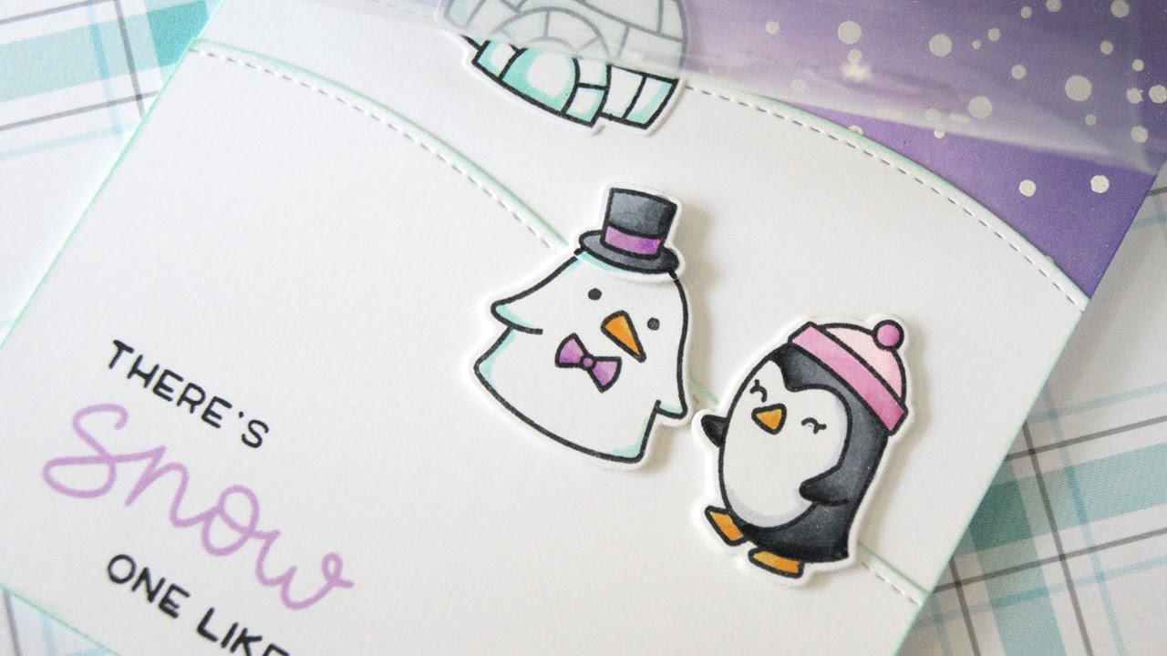 How to make a two layer snowy scene