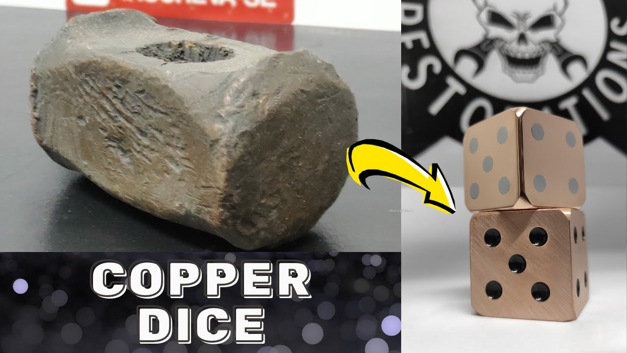 I MADE A BEAUTIFUL COPPER DICE