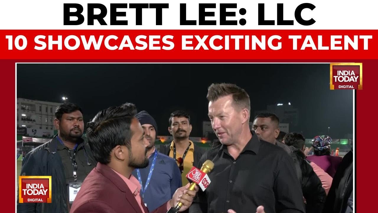 Brett Lee Mentors LLC 10 in Lucknow, Praises Tennis Ball Cricket as Breeding Ground