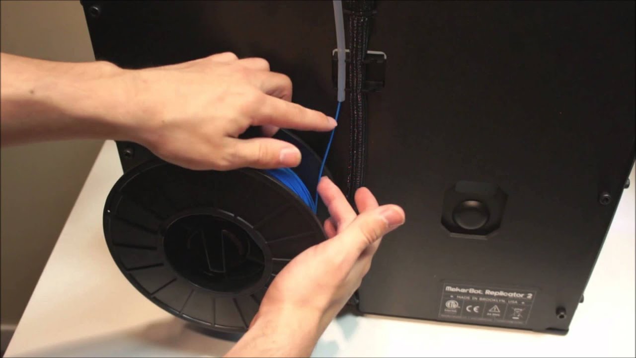 How to properly change the filament on the Makerbot Replicator 2