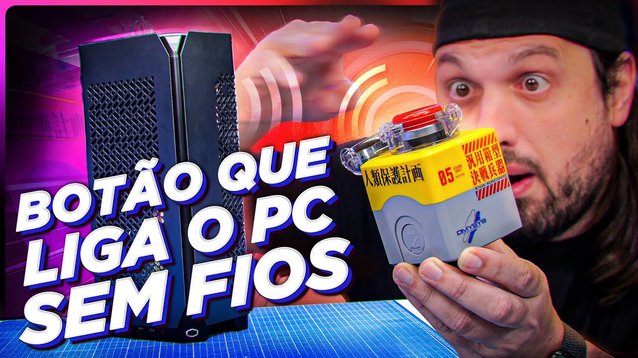 UM BOTÃO WIRELESS pra ligar ou desligar o PC de LONGE!