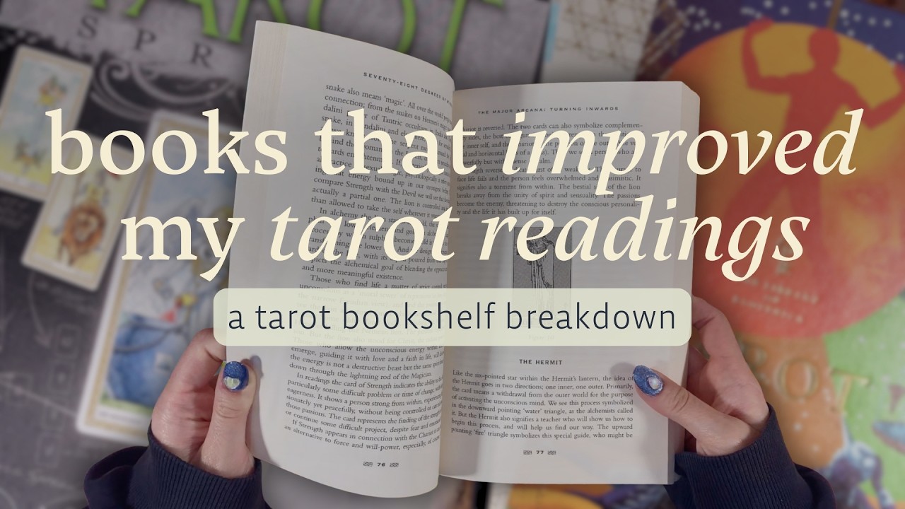 My tarot book collection ✨ the library that makes me a better reader