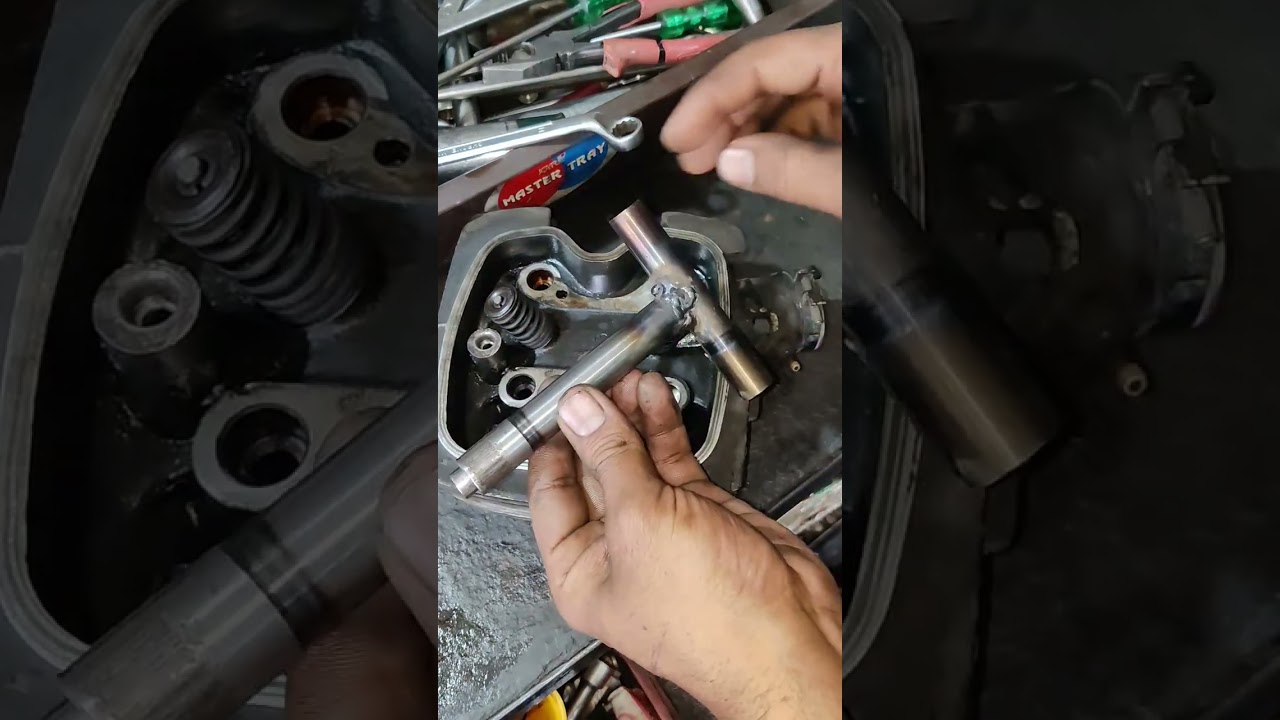 Engine ke Valve lock ki fitting 💡