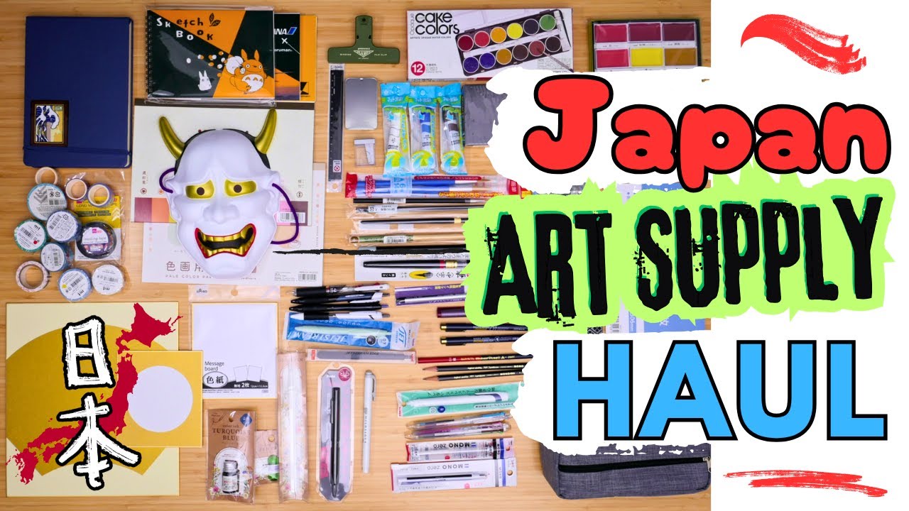 Huge Japan Art Supply Haul 🎨! What I Bought on My 2025 Trip to Okayama, Japan 🗾🌸