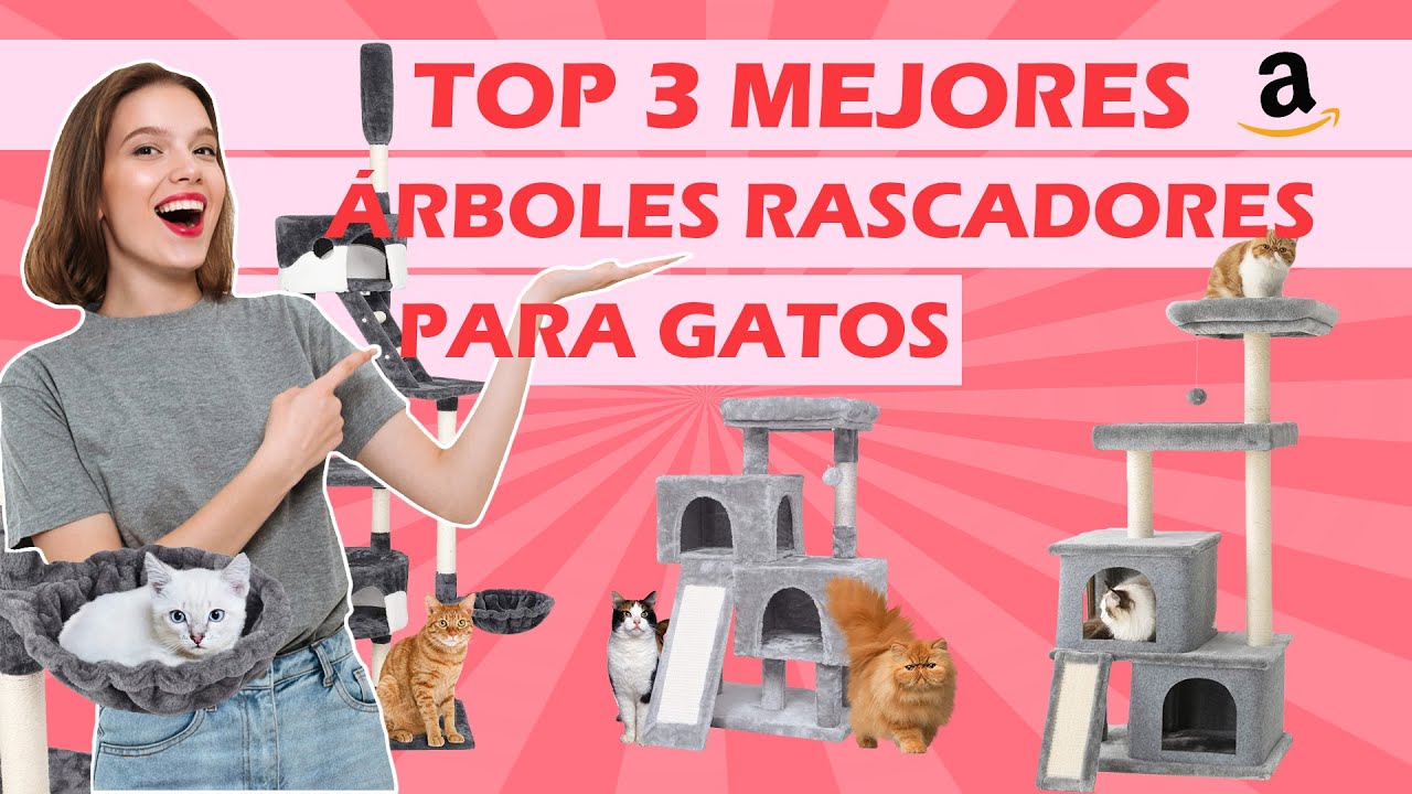 ▶️ TOP 3 Mejores Árboles Rascadores Para Gatos ✅ Que SÍ VALEN La Pena COMPRAR En Amazon - 2023