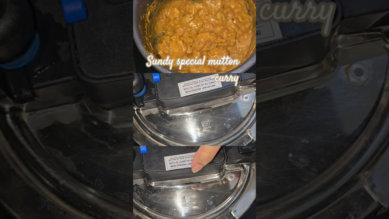 simple & Tasty mutton curry in pressure cooker .