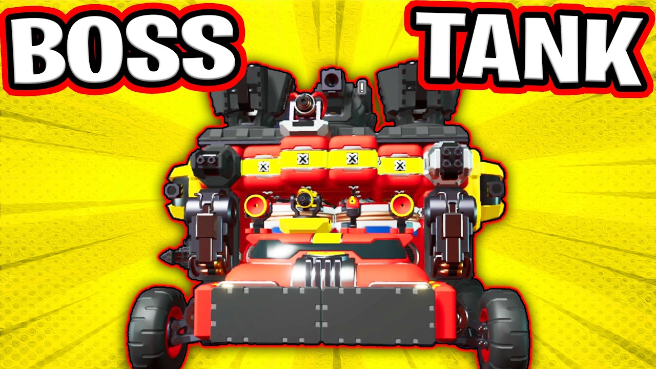 I Built a God Mecha Tank to Demolish the Boss in TerraTech Legion