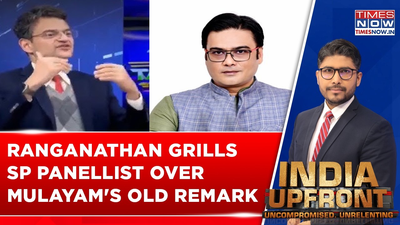 Ranganathan Grills SP Panellist Over Mulayam's 'Ladke Hain' Remark During Anti-Paper Leak Debate