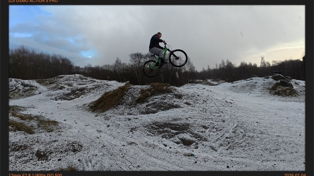 Mountain bike ride. 