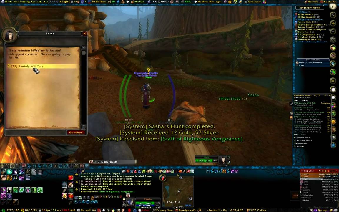 Quicks14Blog - WoW Northrend Quests- Grizzly Hills Part 3