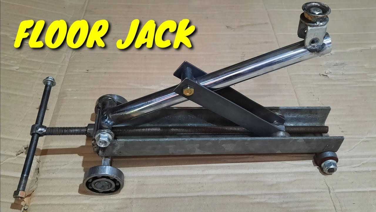 cara membuat dongkrak buaya manual multi fungsi/heavy duty floor jack diy