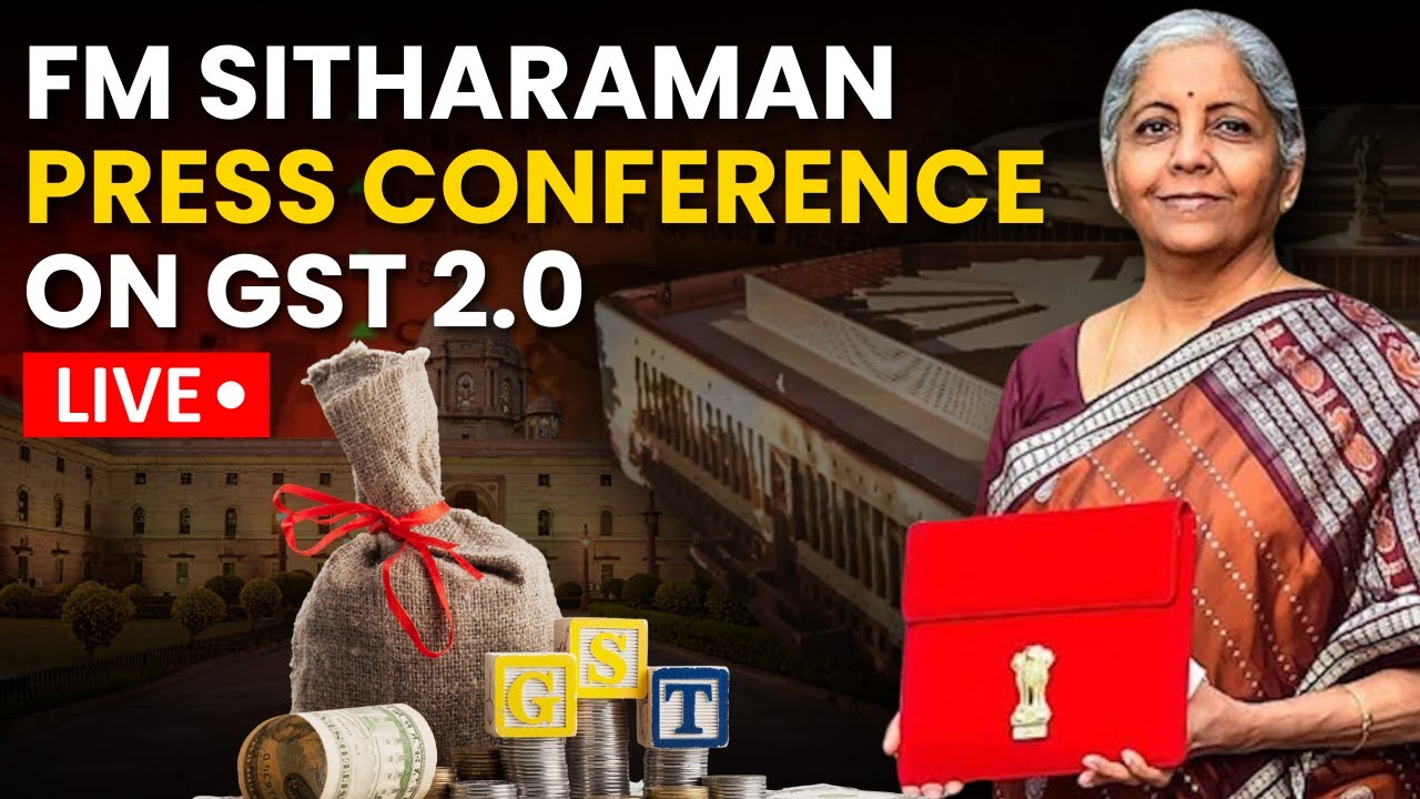 GST 2.0 Press Conference LIVE | Nirmala Sitharaman On GST 2.0 LIVE | GST 2.0 LIVE News