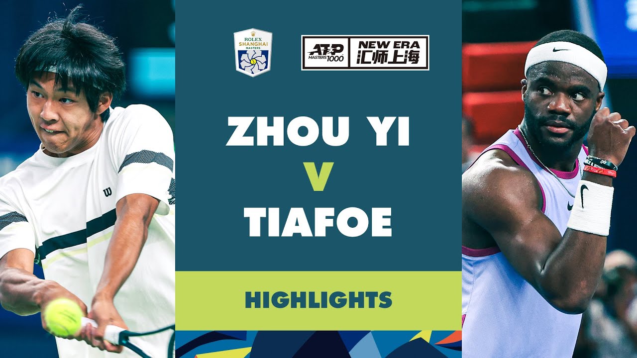 Zhou Yi vs Frances Tiafoe Highlights | Rolex Shanghai Masters 2024