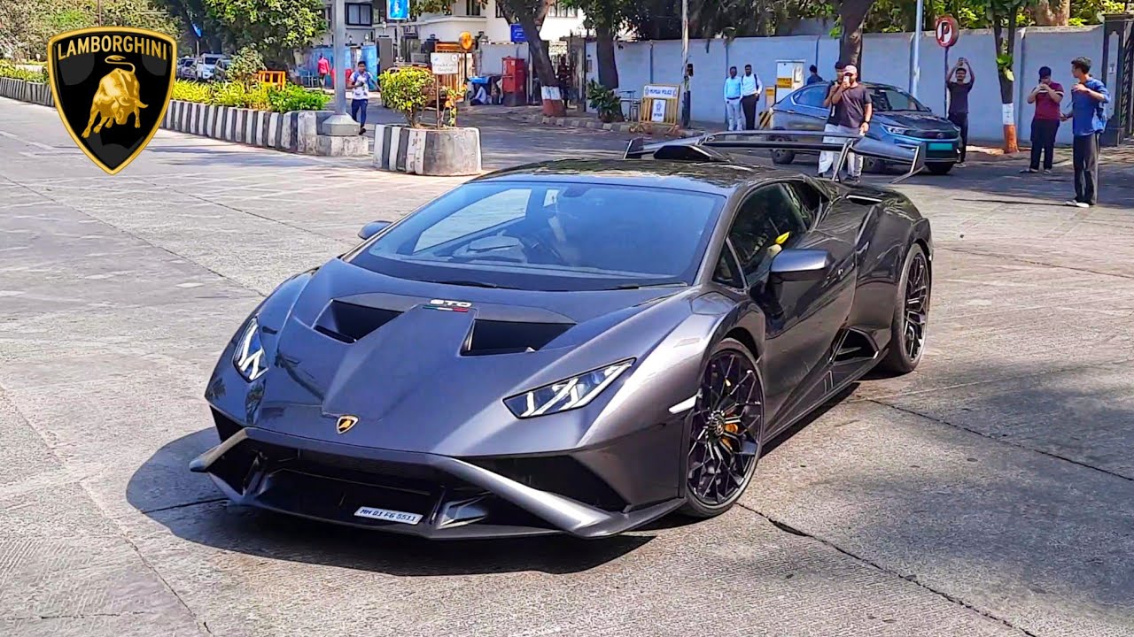 RARE SUPERCARS OF INDIA 4K | Mumbai | Lamborghini HuracanSTO, Ferrari 488PISTA, Porsche GT3, Gwagon