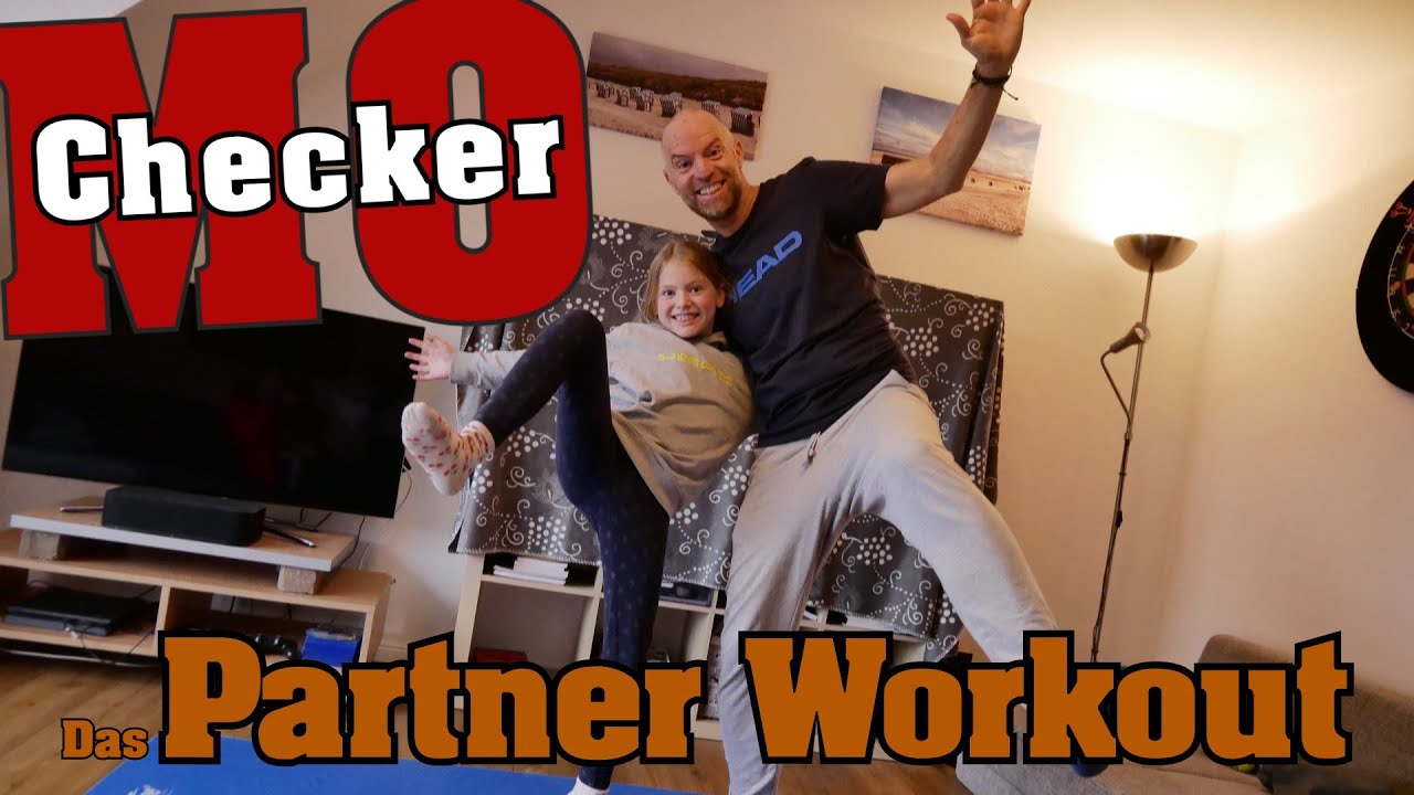 #CheckerMo - Partner Workout für Kids und Erwachsene 20 min Ganzkörper Fitness zu zweit #4/Filmkönig