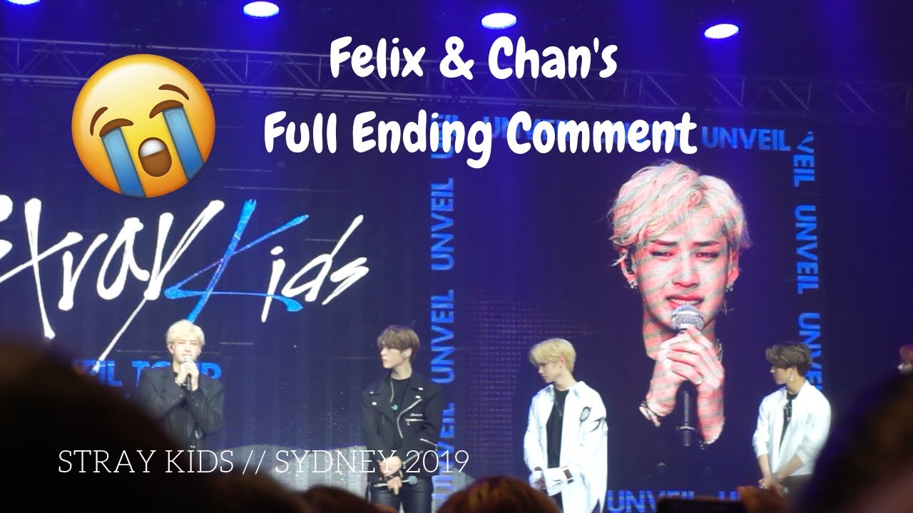 190224 BANG CHAN & FELIX EMOTIONAL ENDING COMMENT (FULL - ENG SUB) // STRAY KIDS SYDNEY
