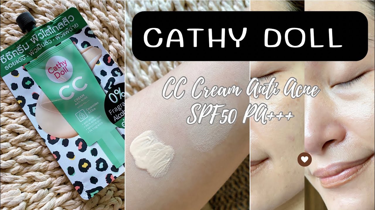 Cathy Doll CC Cream Anti Acne SPF50 PA+++ 