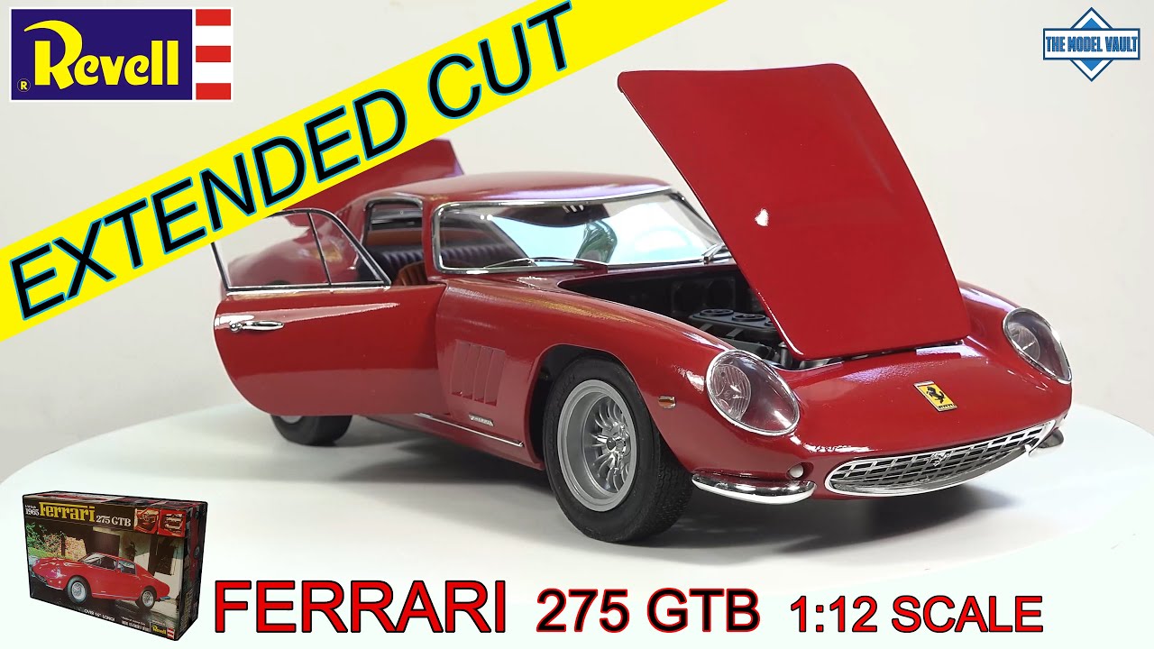 EXTENDED CUT - 1965 Ferrari 275 GTB Full Build - 1/12 Scale Vintage Revell 1978 Kit
