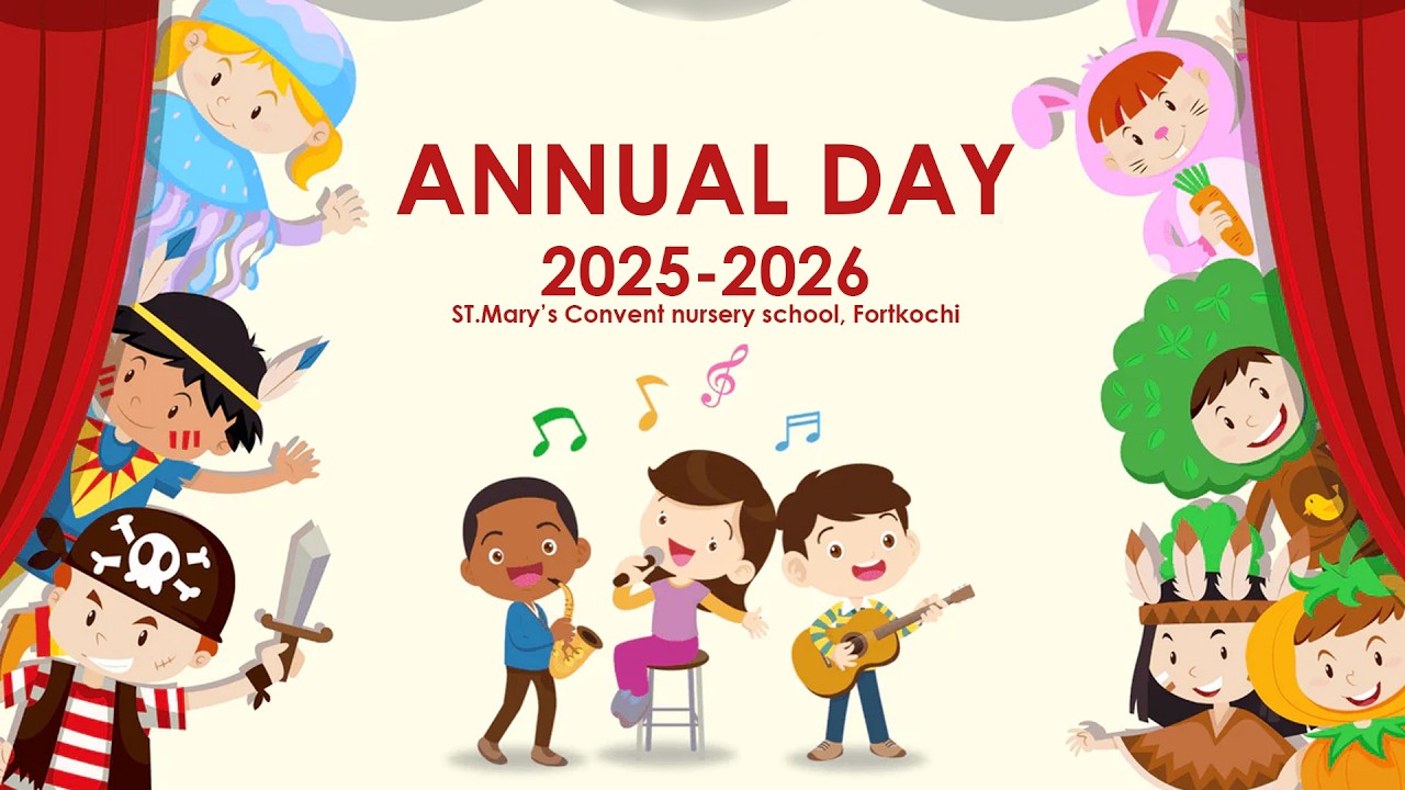 ANNUAL DAY 2025-2026 | ST.Mary’s Convent nursery school, Fortkochi | LIVE | 13-02-2026