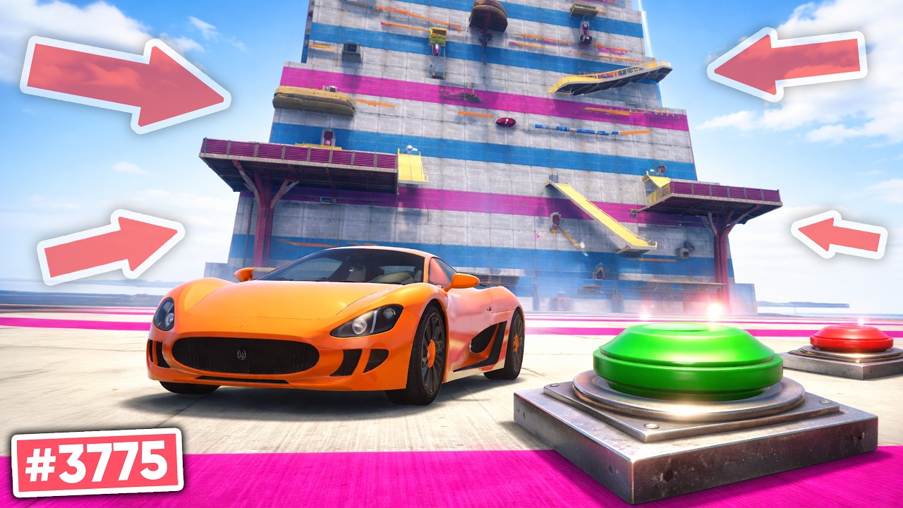 *NEU* GIGANTISCHE PARKOUR WAND in GTA😱Nur im KOOP möglich✅