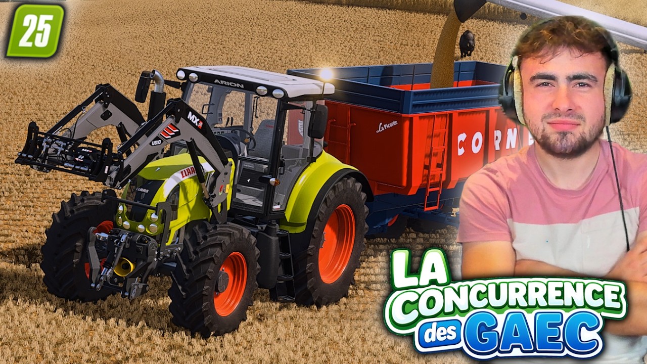 La GUERRE des GAEC commence !🚜 Farming Simulator 25 (La Concurrence Des Gaec)