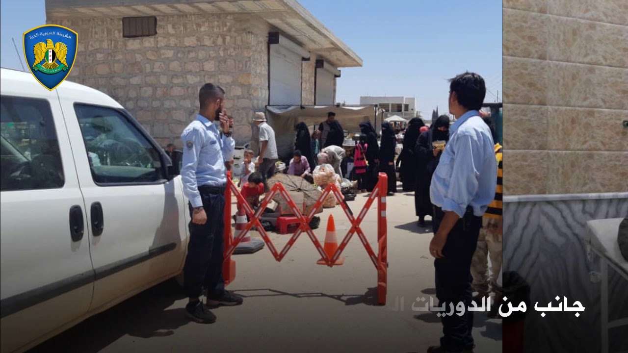 التقرير الأسبوعي لعمل مراكز شرطة حلب الحرة 8-2018/6/14