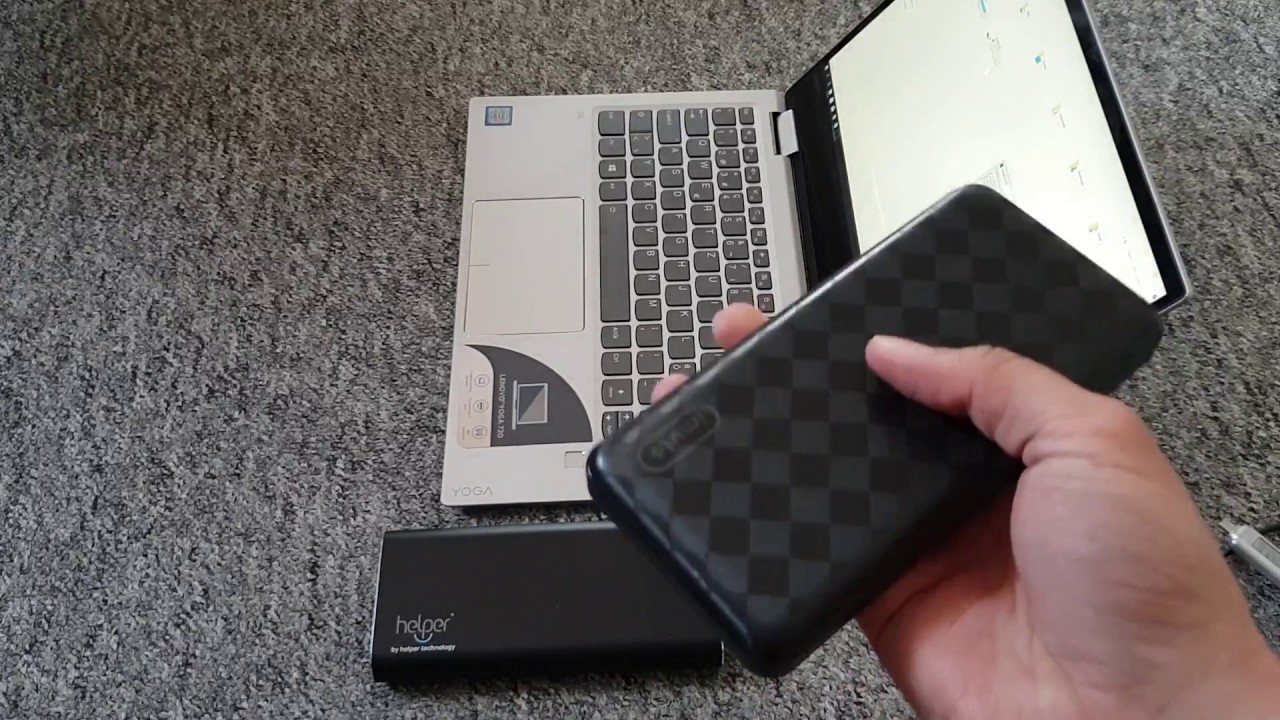 Usb C Laptops mit Powerbanks aufladen und betreiben? Lenovo Yoga 720 als Testgerät