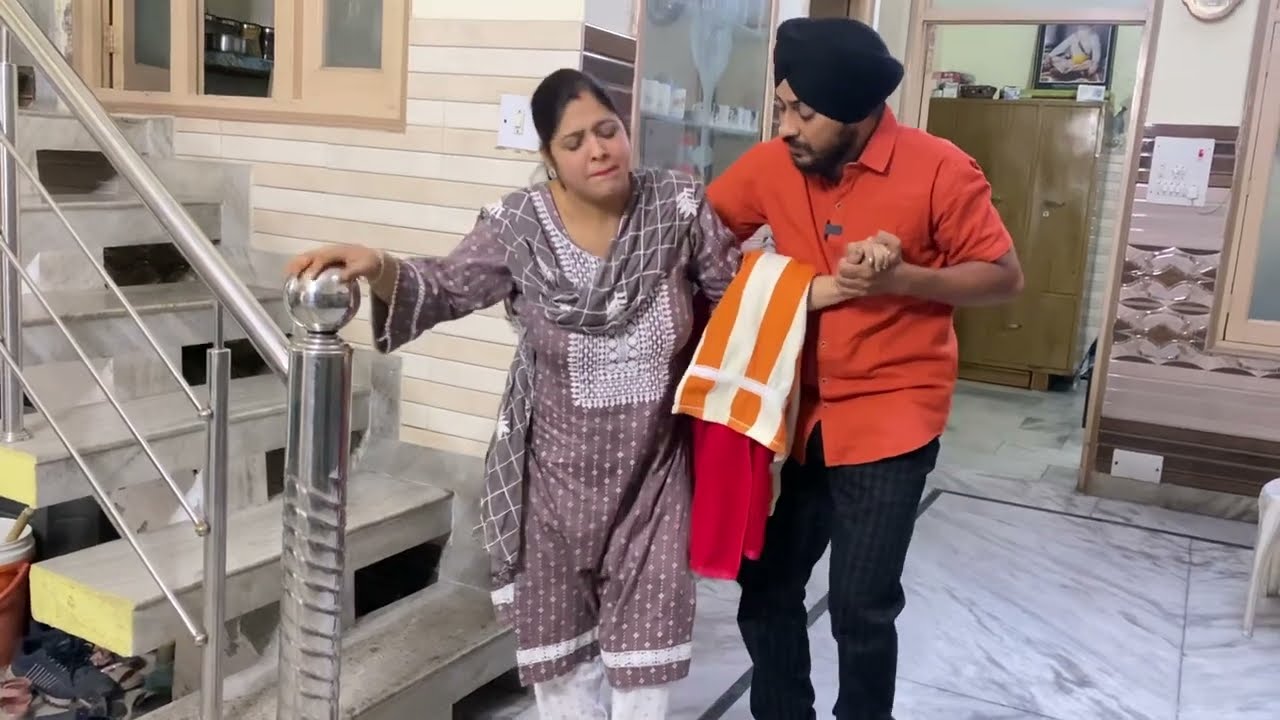 ਤੀਵੀਂ ਦਾ ਗੁਲਾਮ 😔😥#hubby_wifee #emotional #familydrama #entertainment #motivationalstory #shortstory
