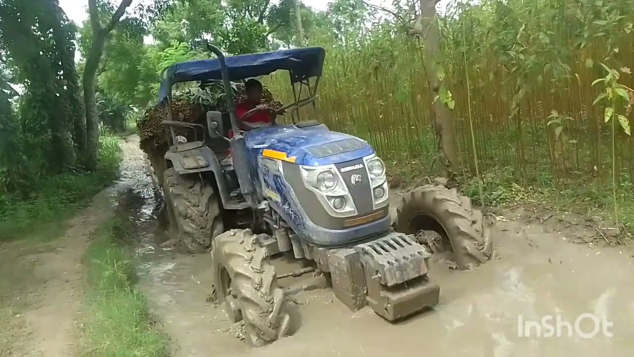 Mahindra Jivo Di 4wd got Stuck And Sonalika Tiger 60 4x4 Tractor | Tractor lover Majrul SK 