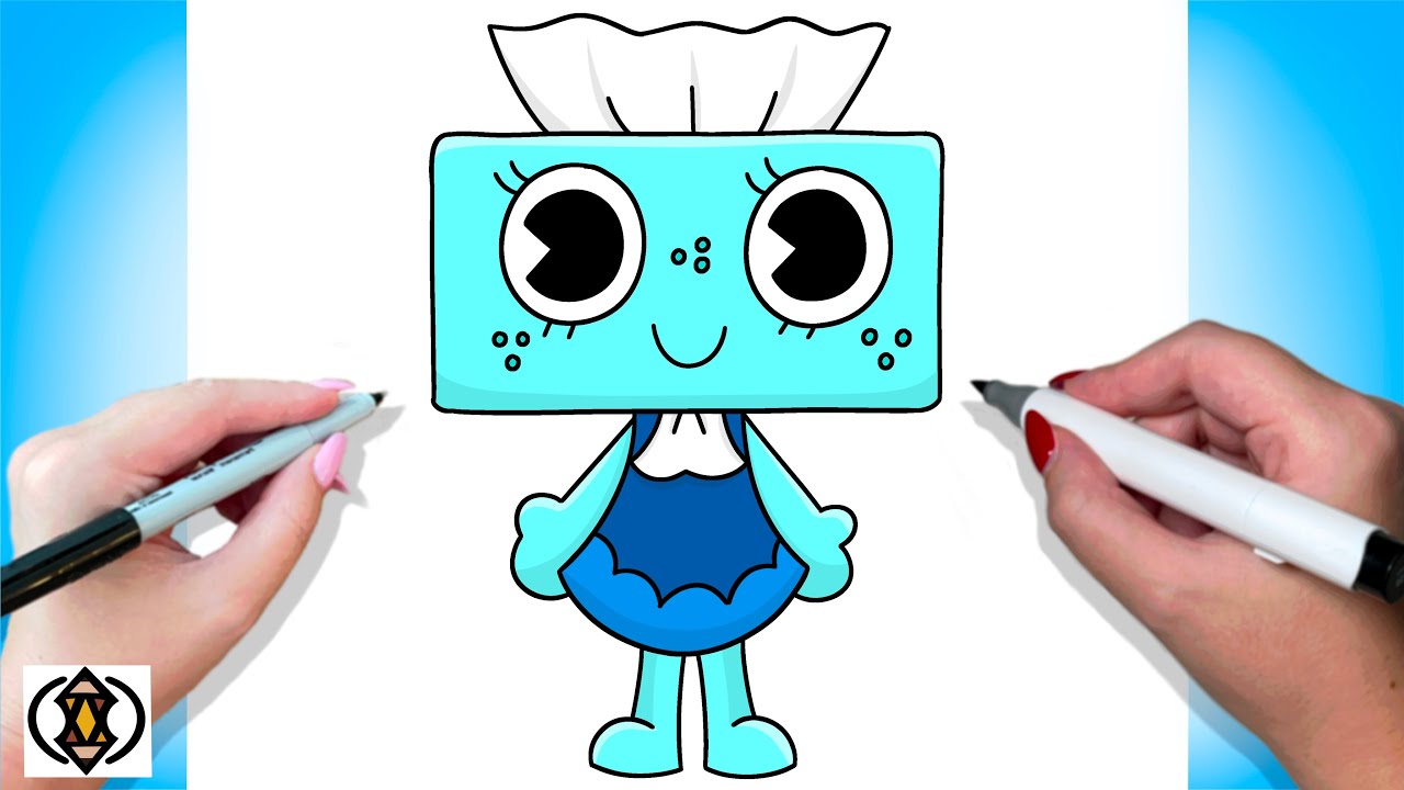 Как нарисовать Тишу | Мир Дэнди