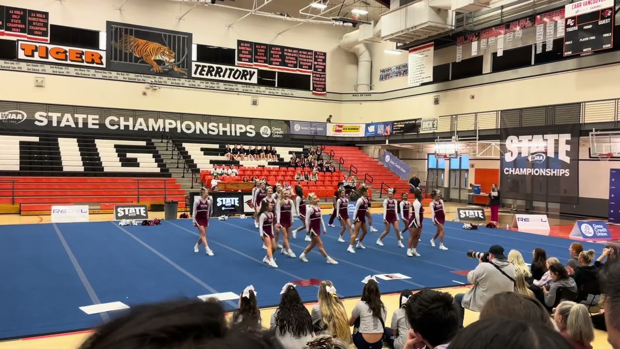 W.F. West High School Bearcats | WIAA State Cheerleading Championships 2024