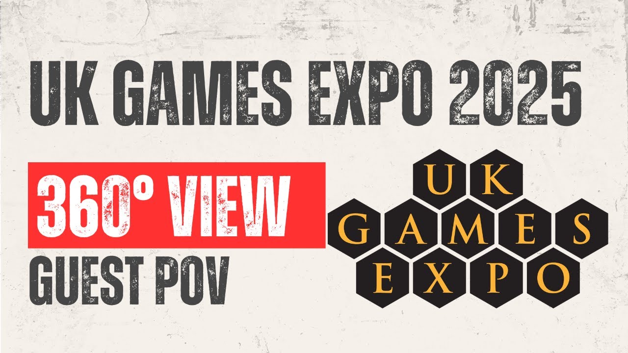 360 Immersive Video of UK Games Expo! UKGE 2025 POV