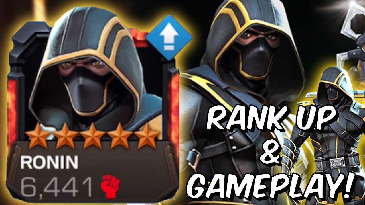 5 Star Ronin (Avengers Endgame) Rank Up & Gameplay! - Marvel Contest of Champions