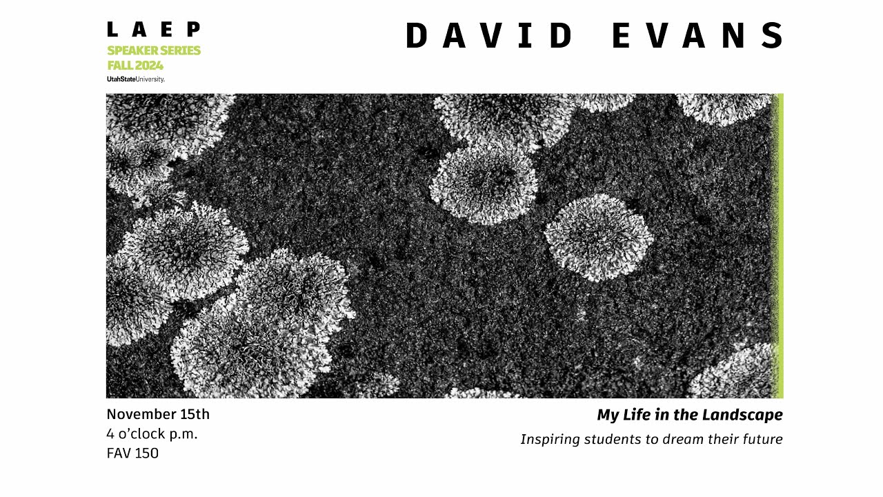 David Evans: My Life in the Landscape