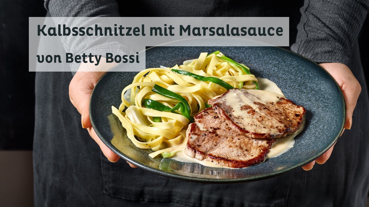Kalbsschnitzel mit Marsalasauce - Rezept von Betty Bossi