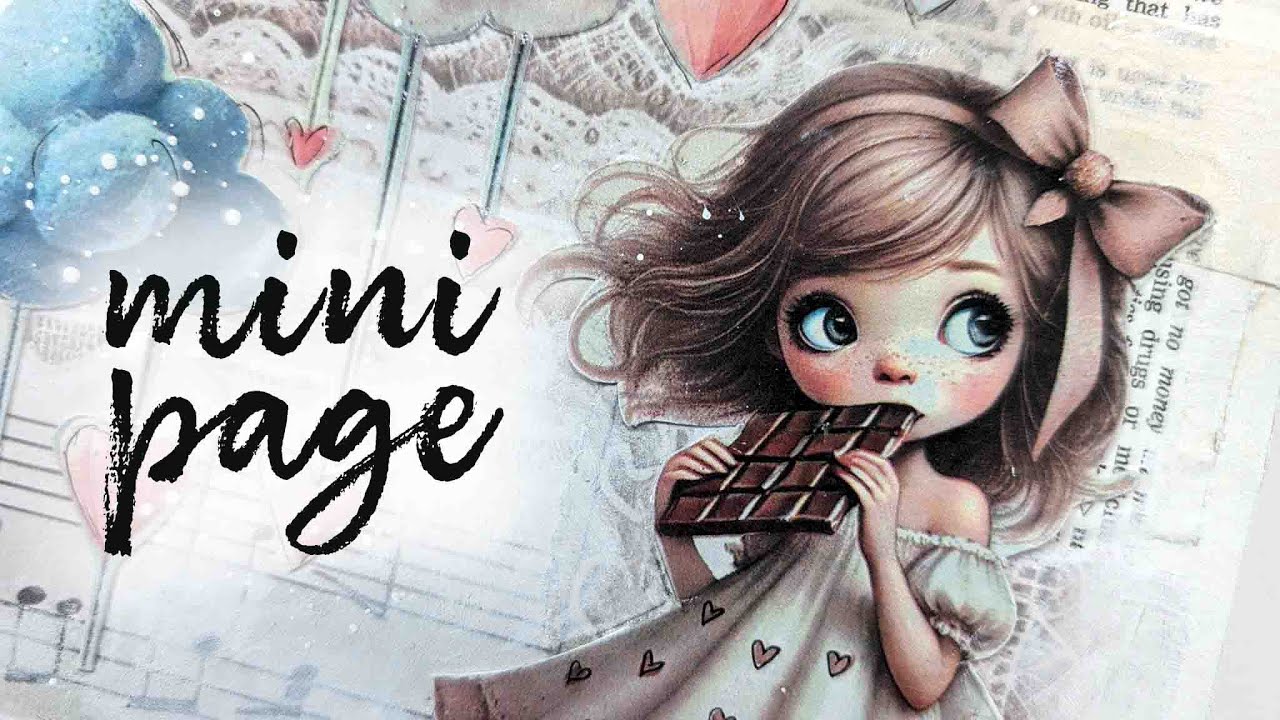❤️ Turn Digital Papers into a Beautiful Valentine’s Mini Page (6) ! 💌