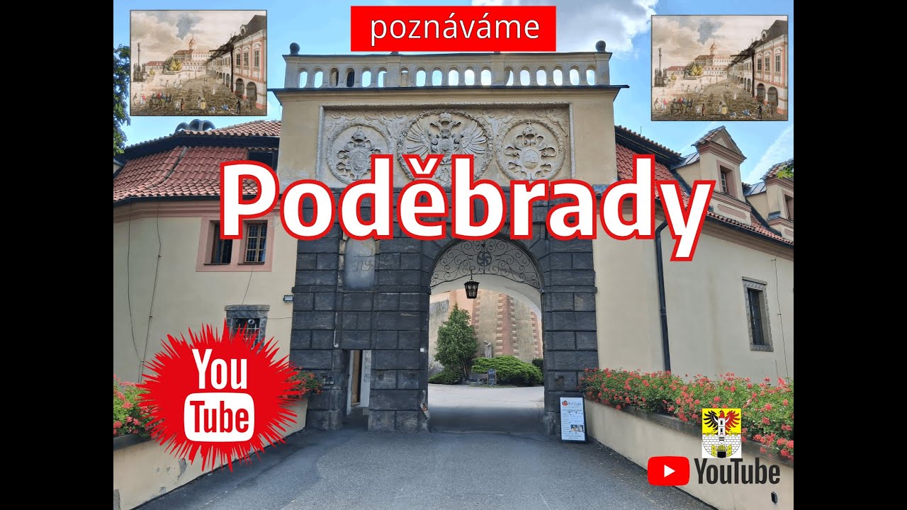Poznáváme Poděbrady - zámek - lázně - město historie - 4K
