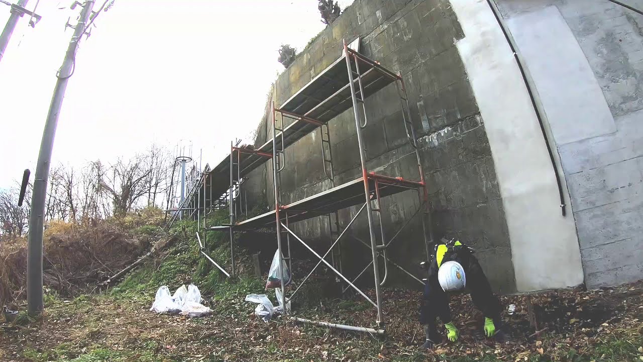 2020年12月【竣工】青森県三戸郡南部町「八木田跨線橋補修工事」作業動画