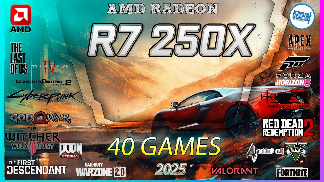 AMD Radeon R7 250X in 40 GAMES     |   Still VALUABLE in 2025?
