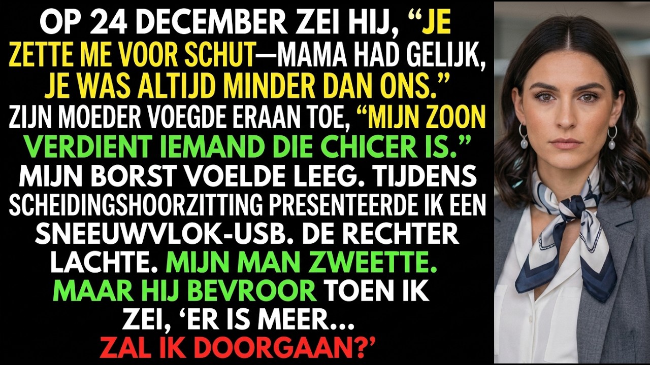“Mijn man: ‘Je maakt me belachelijk.’ Toen kwam de rechtszaak.”