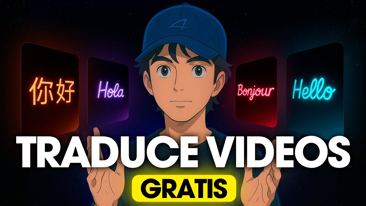 Doblaje de vídeos con IA a cualquier idioma GRATIS | Traduce tu vídeo a muchos idiomas!