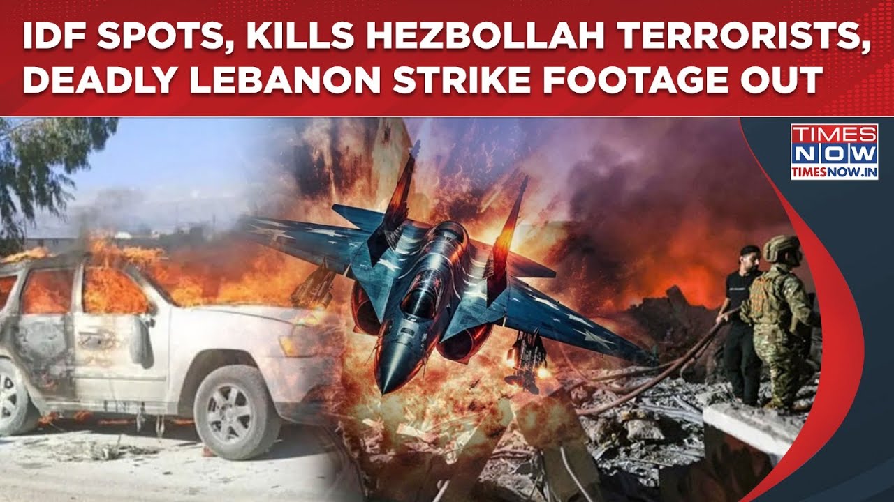 Watch IDF Spot & Kill Hezbollah Terrorists| On Cam- Dramatic Video Of Israel's Deadly Lebanon Strike