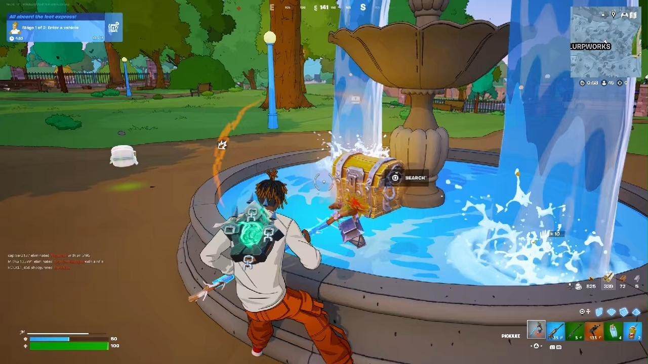 Playing some Fortnite😃